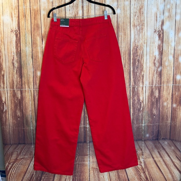 Wild Fable Women’s Low Rise Baggy Rigid Red Jeans 31” Inseam Size 4 - Picture 3 of 11